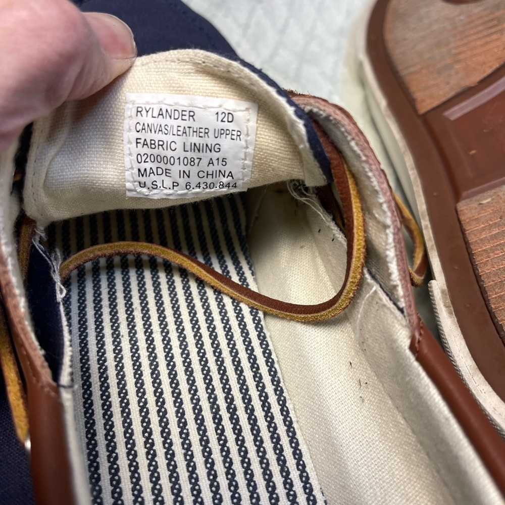 Polo by Ralph Lauren Navy and Brown Loafers - Picture 5 of 7